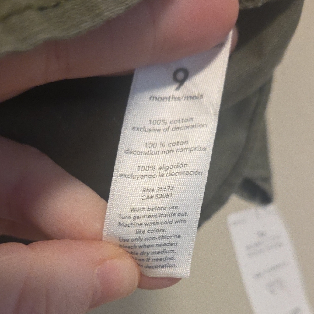 Carters Military Button Down - Picture 7 of 8